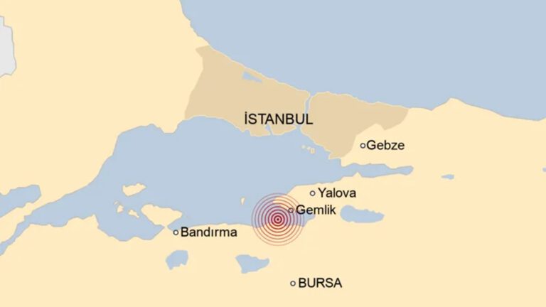 Marmara Denizi’nde 5.1 büyüklüğündeki deprem