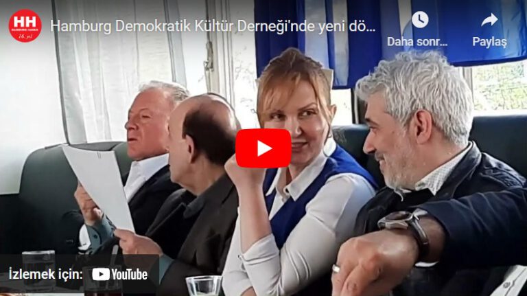 Hamburg Demokratik Kültür Derneği’nde yeni dönem