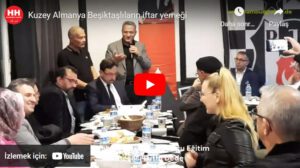 Kuzey Almanya Beşiktaşlıların iftar yemeği